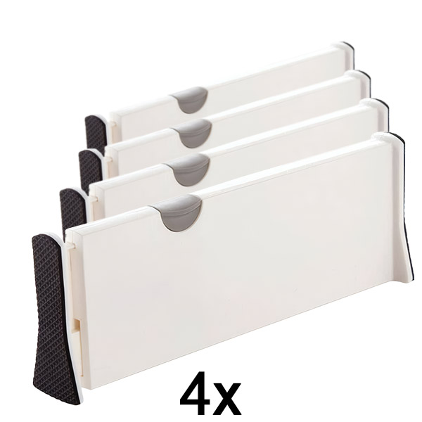 4x Regulowana przegroda do szuflad lub Półek | DIVISERINO  + E-book